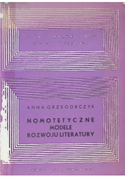 Nomotetyczne modele rozwoju literatury