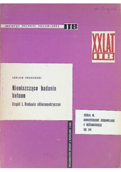 Nieniszczące badania betonu