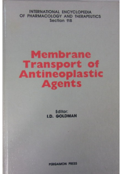 Membrane transport of antineoplastic agents