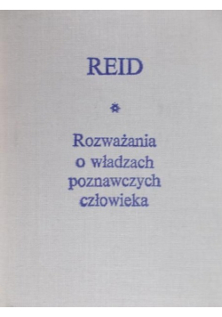 Rozważania o władzach poznawczych człowieka