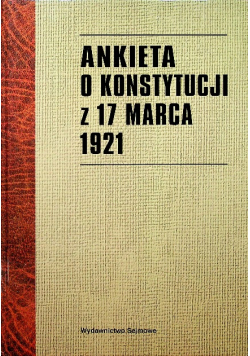Ankieta o konstytucji z 17 marca 1921