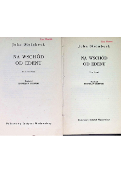 Na wschód od Edenu Tom 1 i 2