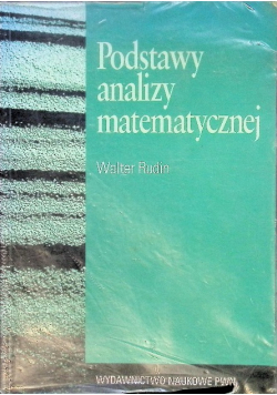 Podstawy analizy matematycznej