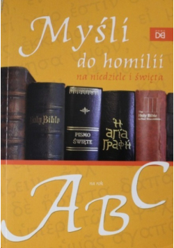 Myśli do homilii na niedziele i święta