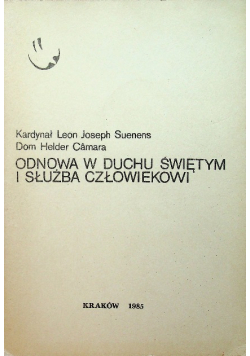 Odnowa w duchu świętym i służba człowiekowi