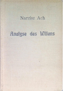 Analyse des Willens 1935 r.
