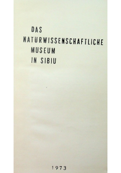 Das naturwissenschaftliche museum in Sibiu