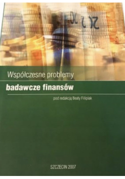 Współczesne Problemy Badawcze Finansów