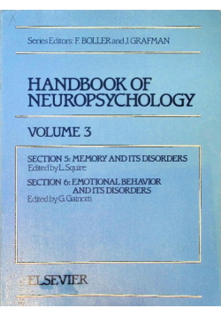 Handbook of neuropsychology Volume 3