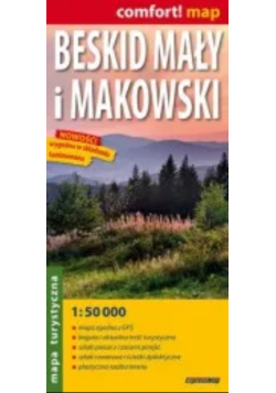 Beskid Mały i Makowski Laminowana mapa turystyczna 1:50 000