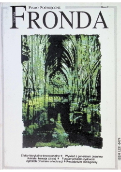 Fronda - pismo poświęcone Nr 7 / 96