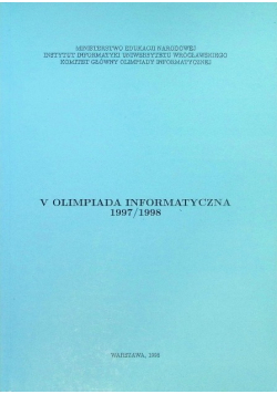 V Olimpiada Informatyczna 1997/1998