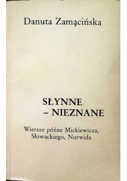 Słynne - nieznane