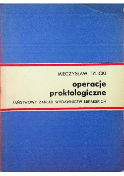 Operacje proktologiczne