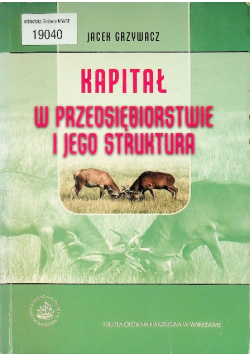 Kapitał w przedsiębiorstwie i jego struktura