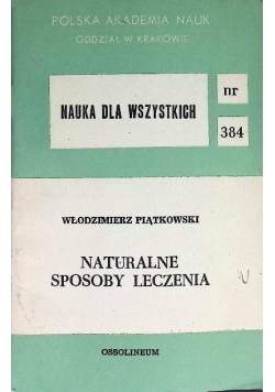 Naturalne sposoby leczenia