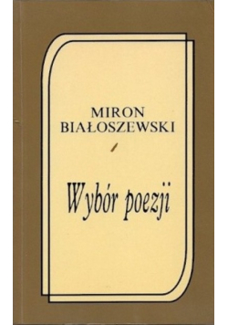 Białoszewski wybór poezji