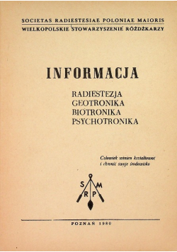 Informacja Radiestezja Geotronika Biotronika