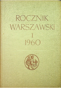Rocznik Warszawski I