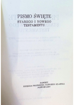 Pismo Święte Starego i Nowego Testamentu