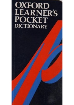 Oxford Learners Pocket Dictionary