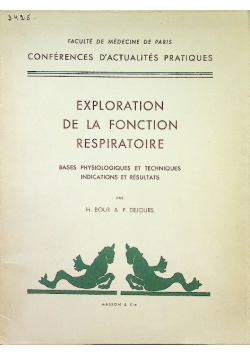 Exploration de la fonction respiratoire