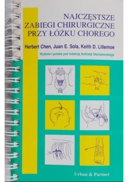 Najczęstsze zabiegi chirurgiczne przy łóżku chorego