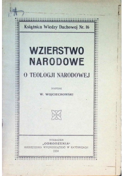 Wzierstwo narodowe 1924r.