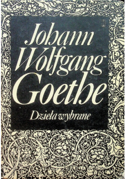 Goethe Dzieła wybrane