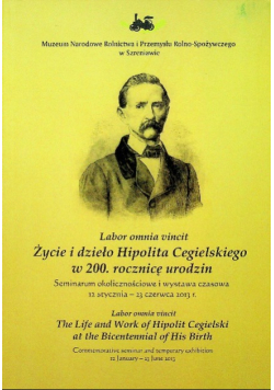 Życie i dzieło Hipolita Cegielskiego w 200 rocznicę urodzin