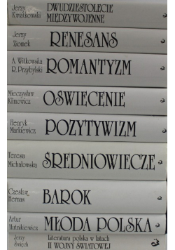 Wielka historia literatury polskiej Tom 1 do 9