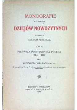 Monografie w zakresie dziejów nowożytnych 1904 r