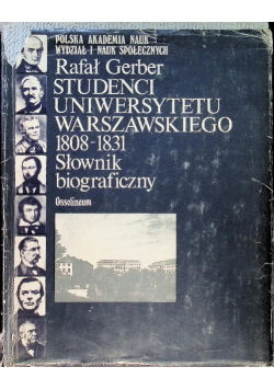 Studenci Uniwersytetu Warszawskiego 1808 - 1831