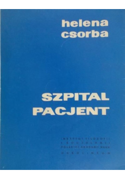 Szpital pacjent