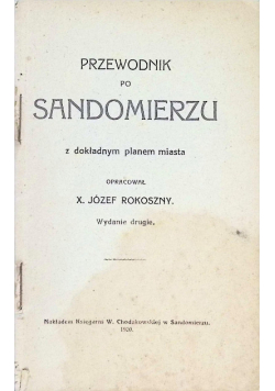Przewodnik po Sandomierzu 1920r