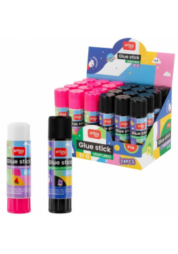 Klej w sztyfcie PVA 21g mix (24szt) EASY