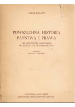Powszechna historia państwa i prawa