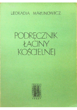 Podręcznik łaciny kościelnej