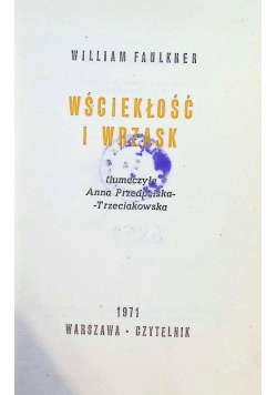 Wściekłość i wrzask