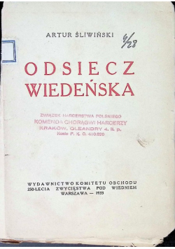 Odsiecz wiedeńska 1933 r.