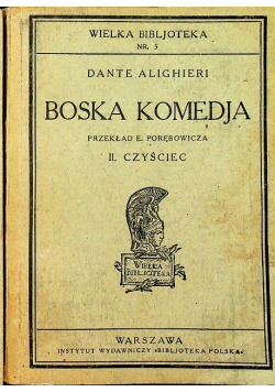Boska Komedja  Tom 2  1922 r.