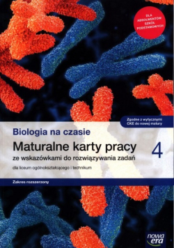 Biologia Na czasie Klasa 4 Maturalne karty pracy
