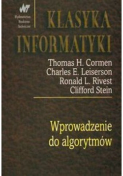 Klasyka Informatyki Wprowadzenie do algorytmów