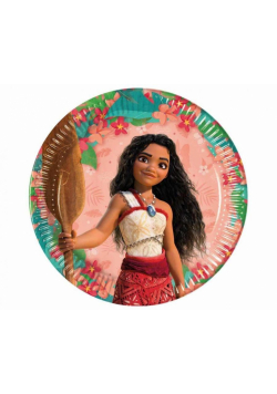 Talerzyki papierowe Moana 23cm 8szt