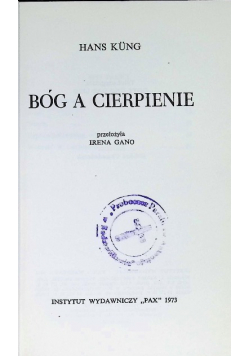 Bóg a cierpienie