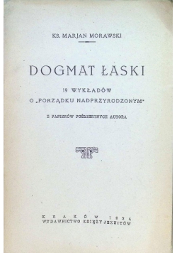 Dogmat łaski 1924 r.