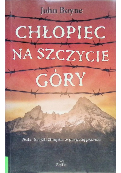 Chłopiec na szczycie góry