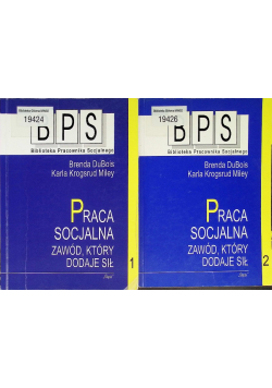 Praca socjalna Zawód, który dodaje sił Tom 1 i 2