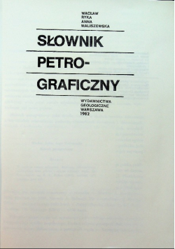 Słownik petrograficzny