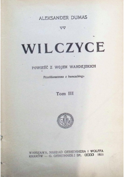 Wilczyce Tom III, 1913 r.